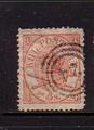 Denmark Sc 13 1864 Emblems stamp #24 cancel