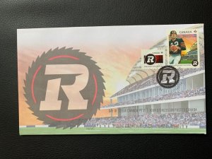 Canada scott 2754-5 FDC - Sports, CFL, Ottawa RedBlacks, 2014