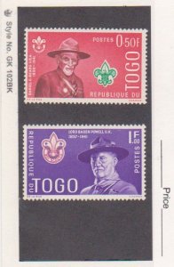 Togo Scott # 401-406. Togolese Boy Scouts issue MNH