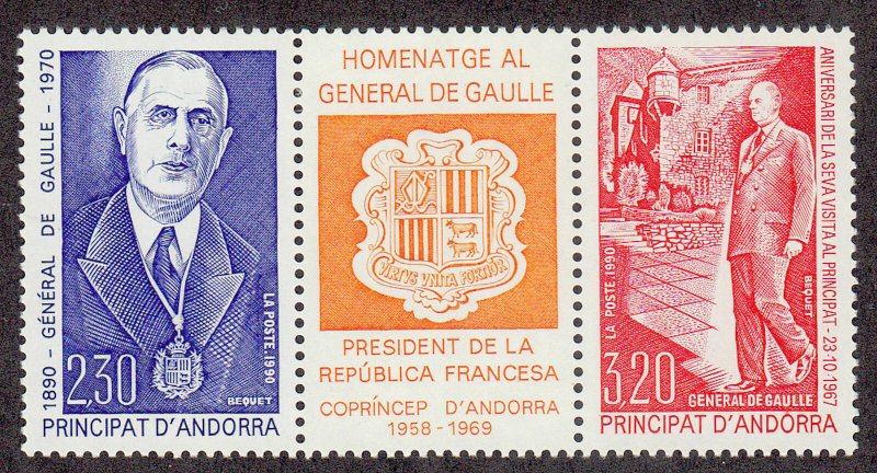 Andorra-French - 1990 - SC 400a - LH