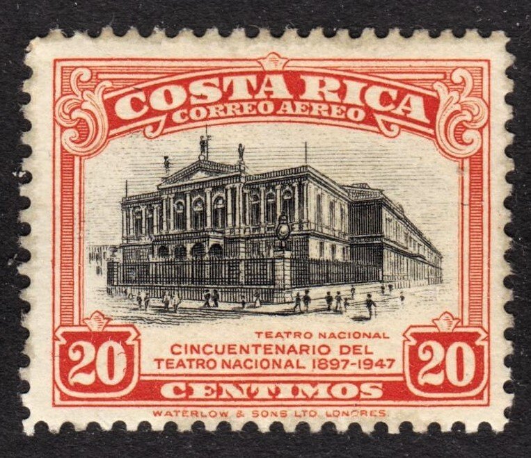 Costa Rica Scott C169 F to VF mint OG H.  FREE...