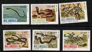 Mozambique #805-10 MH snakes
