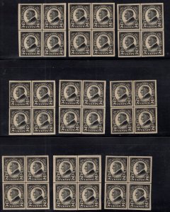 U.S. - Collection of 611 - Centerline Blocks - 55 copies