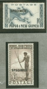 Papua New Guinea #135/136 var  Multiple