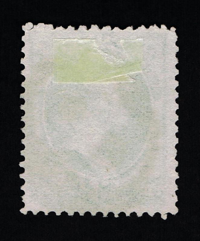 GENUINE SCOTT #158 PF CERT SCARCE CONTEMPORARY MASK OR FACE FANCY CORK CANCEL 