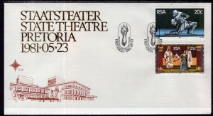 South Africa 546-547 U/A FDC