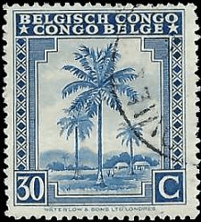 BELGIAN CONGO   #211 USED (2)