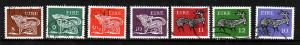 Ireland-Sc#395-401-used-Animals-1976-9-