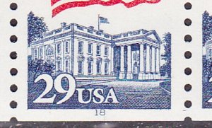 PNC5 29c White House 18 Red Eagle US 2609 CPV MNH F-VF