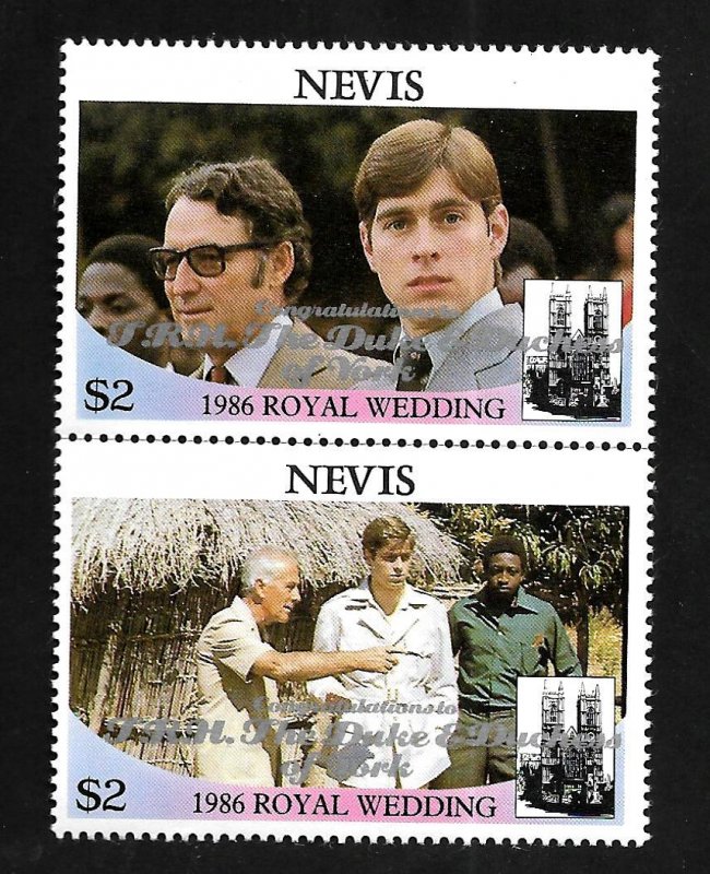 Nevis 1986 - MNH - Pair - Scott #522