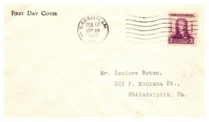 United States, Georgia, First Day Cover