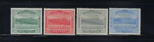 DOMINICA SCOTT #50-53  1908-09 EDWARD VII (ORDINARY PAPER) - WMK 3- MINT LH