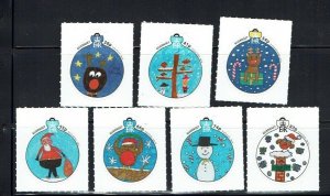 Guernsey: 2014, What Christmas Means, Children's Paintings,  MNH set  