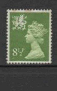 GREAT BRITAIN-WALES #WMMH11 1971 8 1/2p QEII MACHIN MINT VF NH O.G