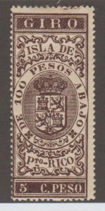 Puerto Rico - Revenue Stamp - MH