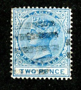 1876 Lagos  Sc# 8 used p.14 cv. $15 ( 7913 BCXX )