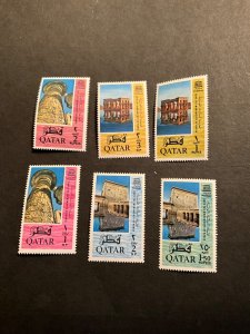 Stamps Qatar Scott #47-52 never hinged