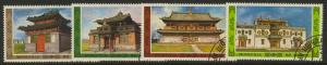 Mongolia 1551-4 used Architecture, Temples