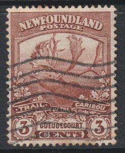 Canada Newfoundland Scott 117 - SG132, 1919 Caribou 3c used