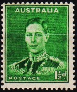 Australia.1937 1 1/2d S.G.183 Mounted Mint