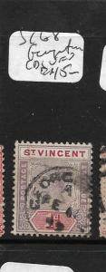 ST VINCENT (P2808B) QV 1D VILLAGE SON CDS SG 68   VFU