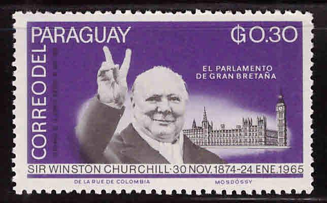 Paraguay Scott 889 MNH** Churchill stamp