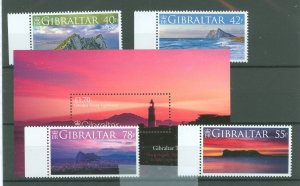 Gibraltar #1104-1107/1108  Single (Complete Set)