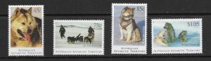 A.A.T. - 1994 LAST OF THE HUSKIES - SCOTT L90 TO L93 - MNH