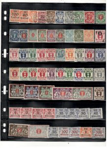 DANZIG COLLECTION ON STOCK SHEET MINT/USED