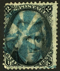 U.S. #73 USED BLUE Fancy CANCEL