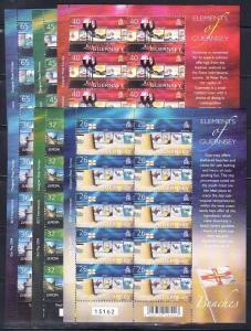 Guernsey Scott 832-837 Mint NH sheets (Catalog Value $95.00)