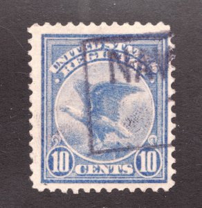 1911 United States SC #F1 Registered 10¢ - Used stamp - Eagle - cv$14