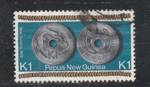 Papua New Guinea  Scott#  414  Used  (1975 New Coinage)