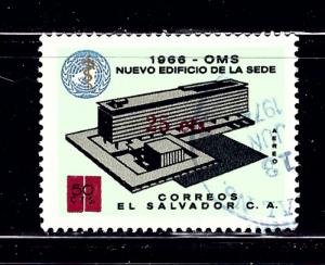 Salvador C322 Ised 1974 surcharge