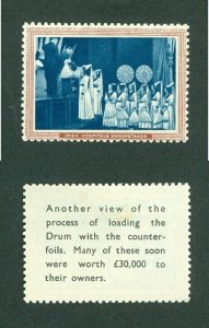 Ireland. 1935 Poster Stamp. MH. Loading The Drum Irish Hospitals  Sweepstakes.