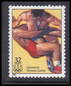 3068f 32c Freestyle Wrestling Very Fine MNH KA9685