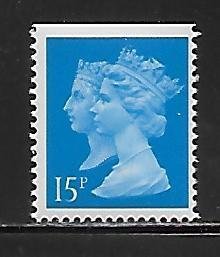 Great Britain MH190 sg 1467 15p Machin Victoria single MNH