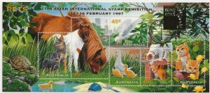 Australia 1563 b 1996  S/S VF  Mint NH