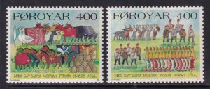 Faroe Islands 274-275 MNH VF