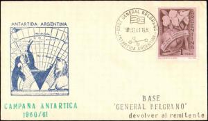 1961 ARGENTINA ANTARCTIC CAMPAIGN CACHET