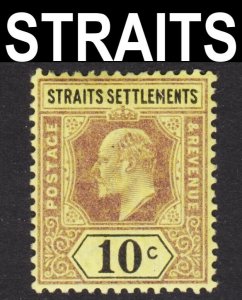 Malaya Straits Settlements Scott 98 wtmk CA F to VF mint OG H. FREE...