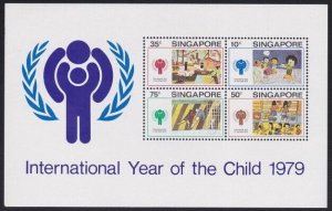 SINGAPORE 1979 10 x Year of the Child mini sheets MNH......................B1590