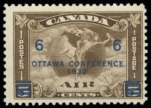 Canada C4 Mint VF NH 6¢ Unitrade $60.00 - Stuart Katz