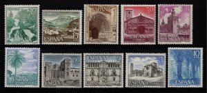 Spain 1966 Tourist Series, Set [Unused]