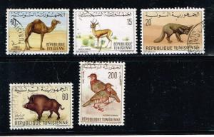 Tunisia  1965, 1968  Fauna random selection  Used