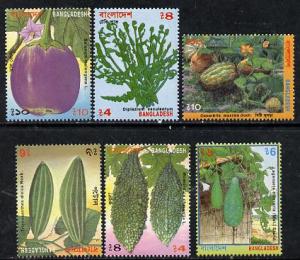 Bangladesh 1994 Vegetables set of 6 unmounted mint, SG 54...