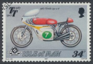 GB  Isle of Man   SC#  339 Used   Motor Bike Racing   see details & scans