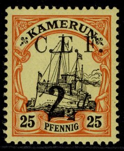 CAMEROON GV SG B5, 2½d on 25pf black & red/yellow, NH MINT.