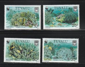 Tuvalu 617-620 Set MNH WWF