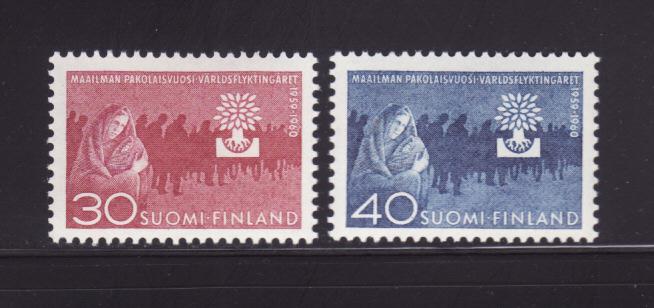 Finland 368-369 Set MNH World Refugee Year (A)